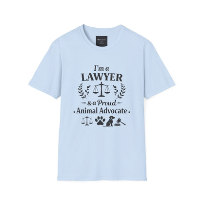 Lawyer & Proud Animal Advocate T-Shirt