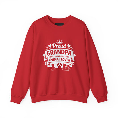Proud Grandpa & Animal Lover Sweatshirt