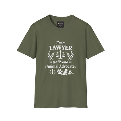 Lawyer & Proud Animal Advocate T-Shirt