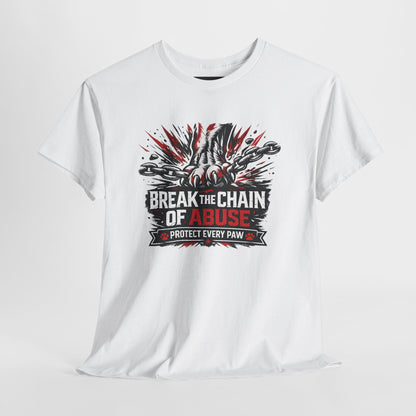 Break the Chain of Abuse Tee - Protect Every Paw Animal Rescue T-Shirt