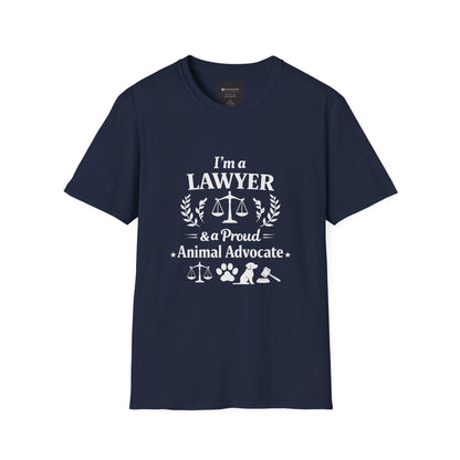 Lawyer & Proud Animal Advocate T-Shirt