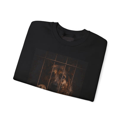 Crewneck Sweatshirt — "Your Silence Kills" Animal Rescue Awareness Design