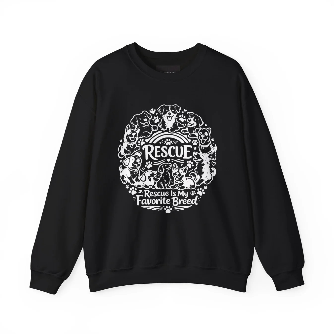 Rescue Dogs T-Shirt — "Rescue is My Favorite Breed" Pet Rescue Tee