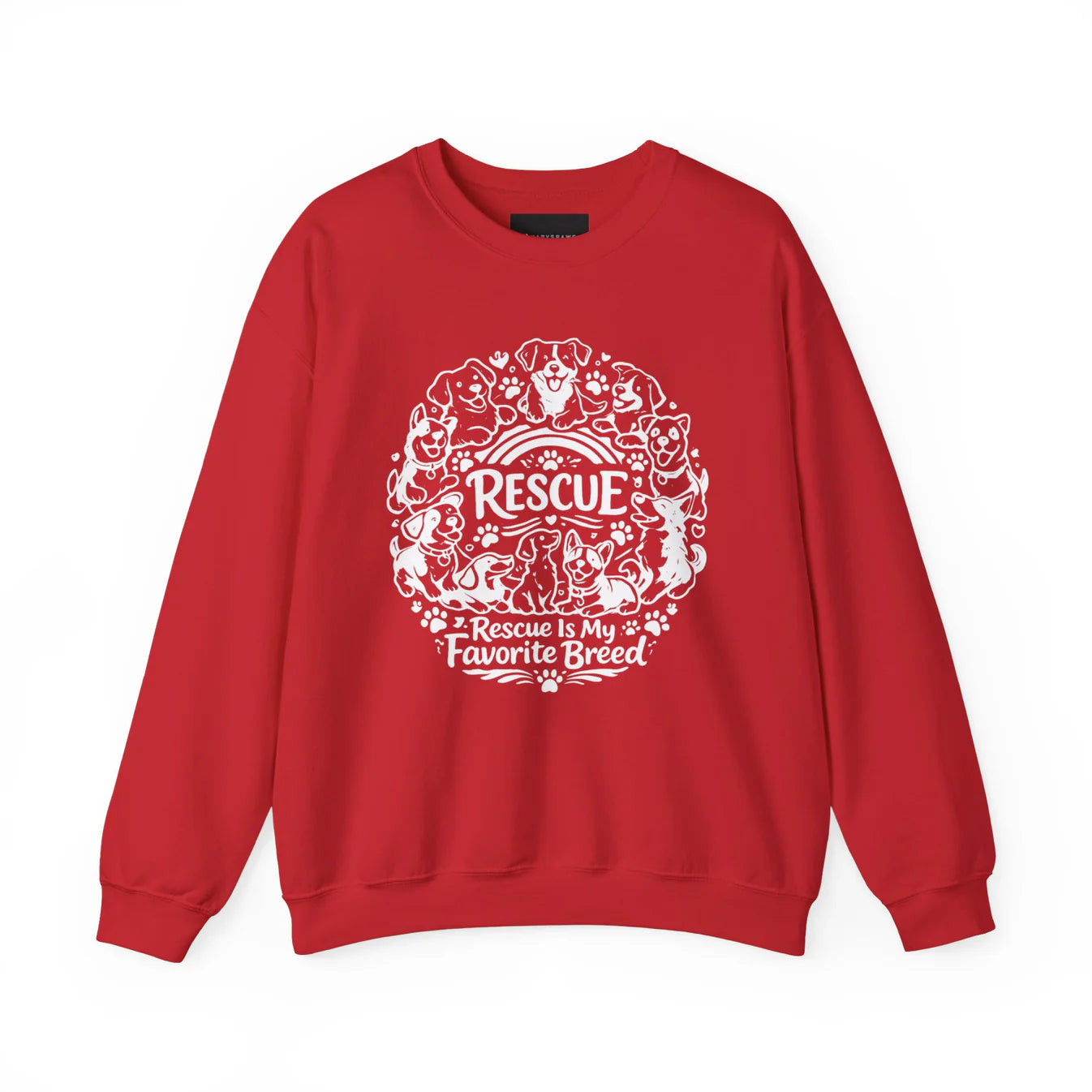 Rescue Dogs T-Shirt — "Rescue is My Favorite Breed" Pet Rescue Tee